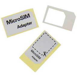 Adaptador de tarjeta micro sim a sim para iPhone 4 y iPad