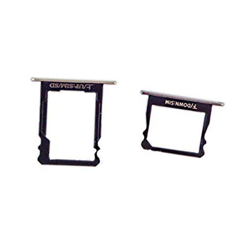 Repuesto Tray Holder Soporte Tarjeta carro Bandeja alloggio trineo Slot Micro Sd + puerta Nano tarjeta SIM para HUAWEI P8