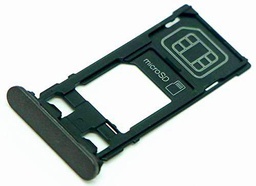 handywest Sony Xperia X f5121 Soporte Tarjeta SIM Micro SD Memory Tray Ranura SIM Holder Black