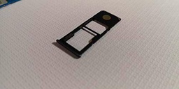 Carro Bandeja (Negro) Tray Porta Tarjeta Nano Mono SIM + Ranura Ranura Ranura Ranura Ranura Ranura Memoria Micro SD Tarjeta Compatible para Samsung Galaxy A30 SM-A305F A50 SM A505F monoSIM versión