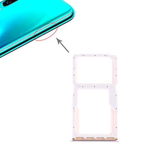 Compatible con Huawei P30 Lite MAR-LX2 2019 Try Tray Bandeja (Blanco/Blanco) Ranura para Tarjeta Dual SIM Card SIM 1 + Ranura SIM 2 o Ranura para Lector de Memoria Micro SD