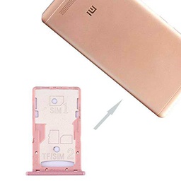 Bandeja de tarjeta SIM Pengjiawei para Xiaomi Redmi 4A SIM y tarjeta SIM (dorado)