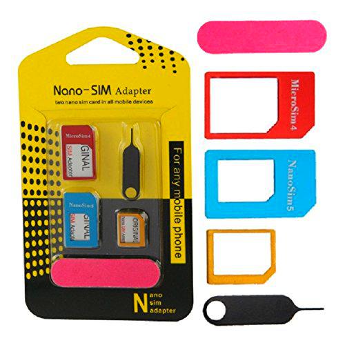 Original Xikon Adaptador completo 5 en 1 para tarjetas nano SIM y micro SIM