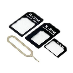 Adaptador de Tarjeta SIM 3 en 1 para Wiko U Hembra Smartphone Micro-SIM Nano-SIM Universal