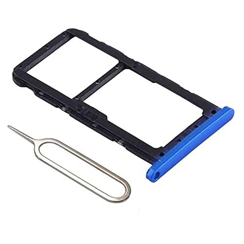 Cemobile Soporte de ranura para tarjeta SIM dual para Huawei P20 Lite 5.84 pulgadas + pin de expulsión (azul)