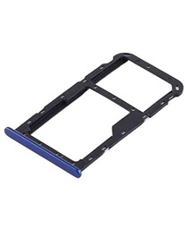 Bandeja SIM para Huawei Honor 7X BND-L21 Adaptador Porta Tarjeta Micro SD Azul