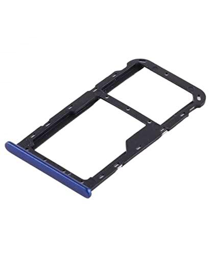 Bandeja SIM para Huawei Honor 7X BND-L21 Adaptador Porta Tarjeta Micro SD Azul