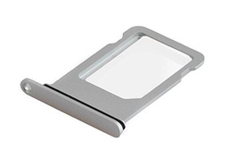 Reemplazo para iPhone 7 Plus SIM Card Tarjetas Soporte con Junta (Plata)