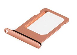 ICONIGON Reemplazo para iPhone 7 SIM Card Tarjetas Soporte con Junta (Oro Rosa)