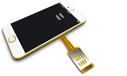 Adaptador de 2 teléfonos en 1 I-82 Dual SIM para Apple iPhone 8