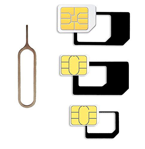 Nano SIM y micro adaptador de tarjetas SIM Juego para smartphone