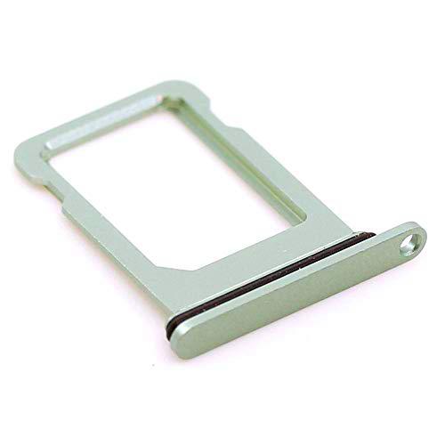 Soporte de tarjeta SIM compatible con Apple iPhone 12 mini Verde con paño de limpieza de pantalla mungoo