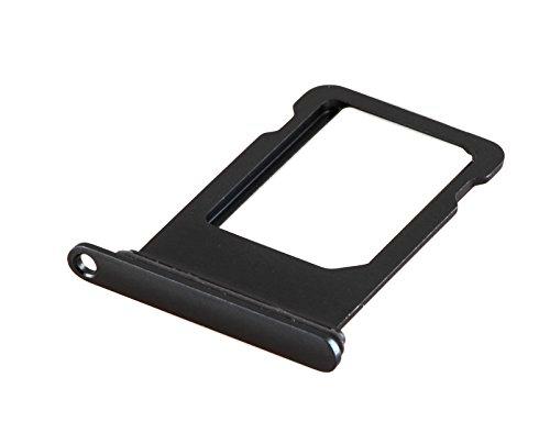 ICONIGON Reemplazo para iPhone 8 SIM Card Tarjetas Soporte con Junta (Negro)