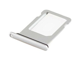 ICONIGON Reemplazo para iPhone 8 SIM Card Tarjetas Soporte con Junta (Plata)