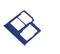 Carro bandeja azul bandeja porta tarjeta nano SIM 1/2 + ranura para tarjeta micro SD compatible con Samsung Galaxy A20E / A202F A202 (azul)