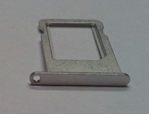 Nano Sim Plata Titular de la Tarjeta Compatible con el iPhone 5 (Blanco)