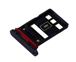 ICONIGON Reemplazo para P30 Pro SIM e Micro-NM Card Tarjetas Soporte con Junta (Negro)