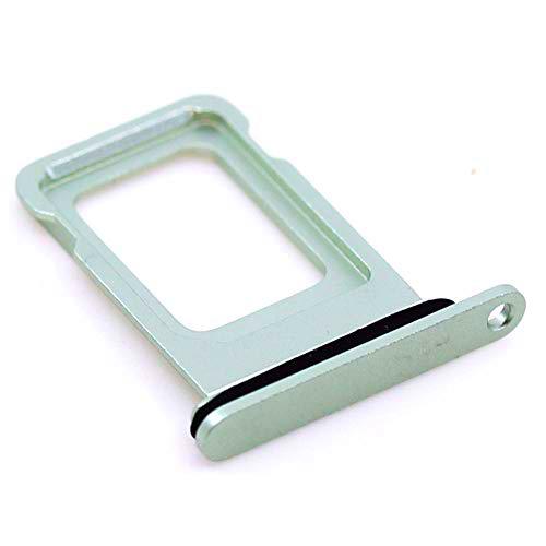 Soporte de tarjeta SIM compatible con Apple iPhone 12 Verde con paño de limpieza de pantalla mungoo