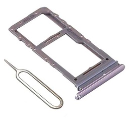 Cemobile Soporte para tarjeta SIM y bandeja de tarjeta micro SD de repuesto para Samsung Galaxy S20 / S20 Plus / S20 Ultra (solo modelo SIM) + pin de expulsión (gris cósmico)