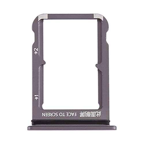 Compatible con XIAOMI MI 9 MI9 Try Tray Bandeja (Gris) Ranura para Tarjeta Dual SIM Card Nano SIM 1 + Ranura SIM 2 Ranura Lector Tarjeta Reader