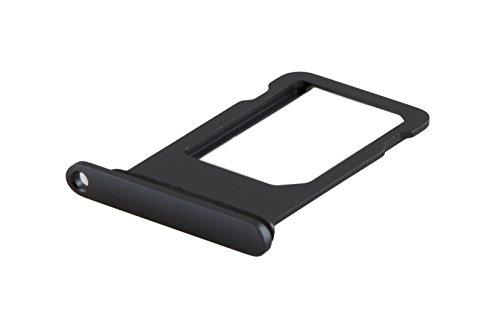 ICONIGON Reemplazo para iPhone 8 Plus SIM Card Tarjetas Soporte con Junta (Negro)