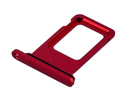 ICONIGON Reemplazo para iPhone XR SIM Card Tarjetas Soporte con Junta (Rojo)