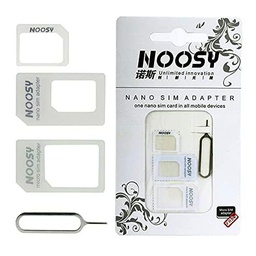 Adaptador micro/nano SIM + grapas | Blanco