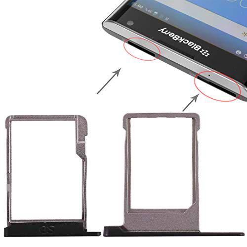 High-Tech Place Bandeja de tarjeta SIM + bandeja para tarjetas Micro SD para Blackberry Priv (Negro)