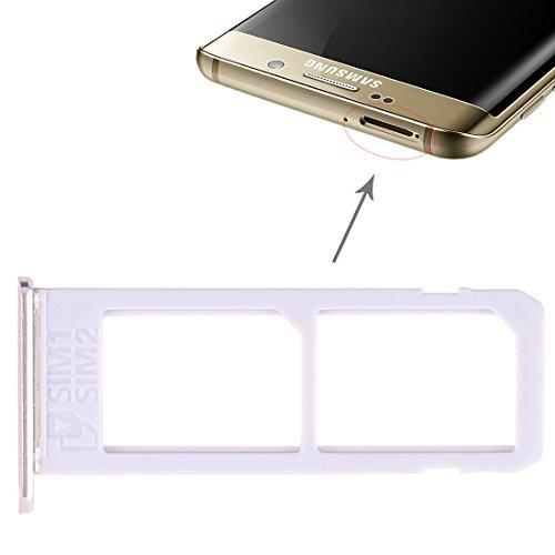 High-Tech Place 2 bandejas de tarjetas SIM para Galaxy S6 Edge Plus / S6 Edge + (Gris)