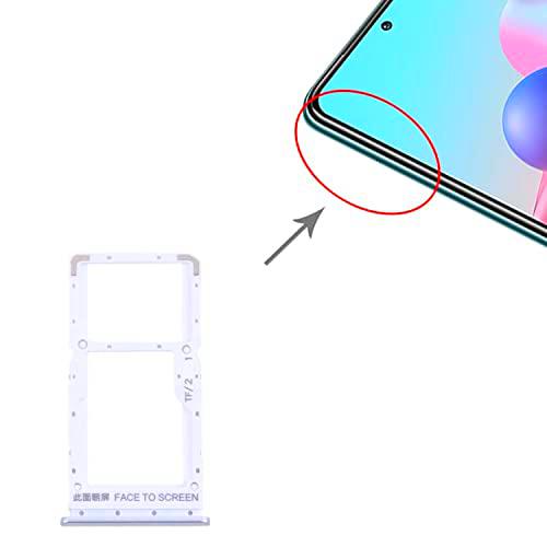 High-Tech Place Bandeja de tarjeta SIM + bandeja de tarjeta SIM / bandeja de tarjeta Micro SD para Redmi Note 10 5G / Poco M3 Pro 5G M2103K19G M2103K19C M2103K19PG M2103K19PI (negro)