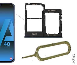 iSkyce OEM Tiroir Double Nano Sim SD pour Samsung Galaxy A40 SM-A405