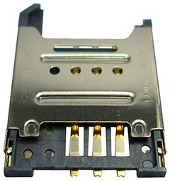 MC002011 - Conector de tarjeta SIM, 6POS, SMT, memoria y tarjeta SIM, 5 unidades