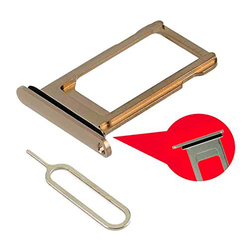 The Perfect Part Soporte de bandeja de ranura para tarjeta SIM dual compatible con iPhone Xs