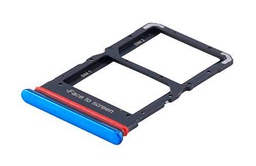 ICONIGON Reemplazo para Mi 10 Lite (5G) SIM Card Tarjetas Soporte con Junta (Aurora Blue)