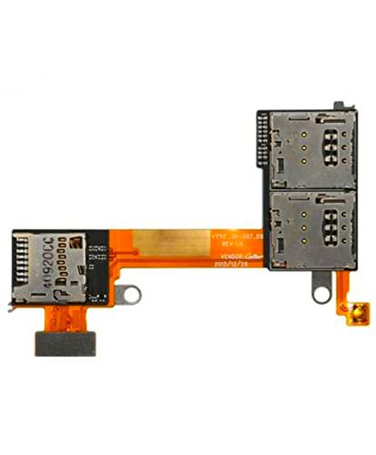 Desconocido Cable Flex Lector Tarjeta SIM Y Micro SD para Sony Xperia M2 Dual