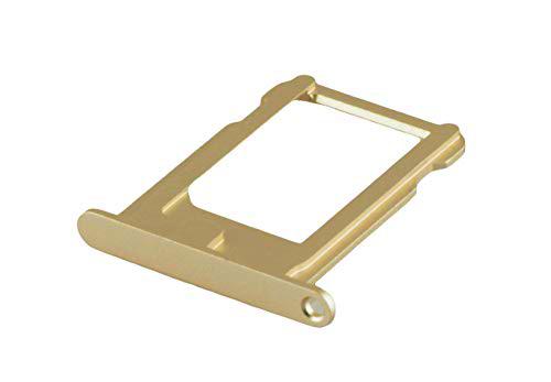 ICONIGON Reemplazo para iPhone 5s / SE SIM Card Tarjetas Soporte (Oro)