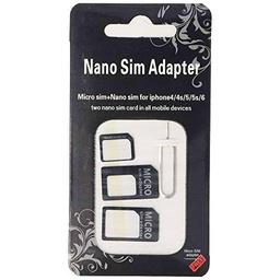 Adaptador de tarjeta SIM de nano SIM a el formato de tarjeta SIM