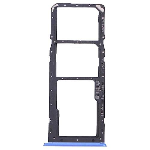 High-Tech Place Para Oppo Realme 7 (Asia) RMX2151, RMX2163 Bandeja de tarjeta SIM + Bandeja de tarjeta SIM + Bandeja de tarjeta Micro SD (azul)