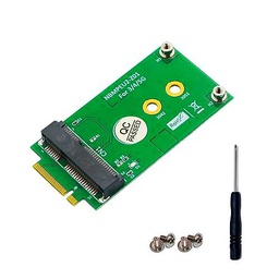 Convertir Mini PCIE a clave B con adaptador de ranura para tarjeta SIM Mejora las conectividades con ranura para tarjeta SIM Fácil instalación Adaptador de ranura para tarjeta SIM