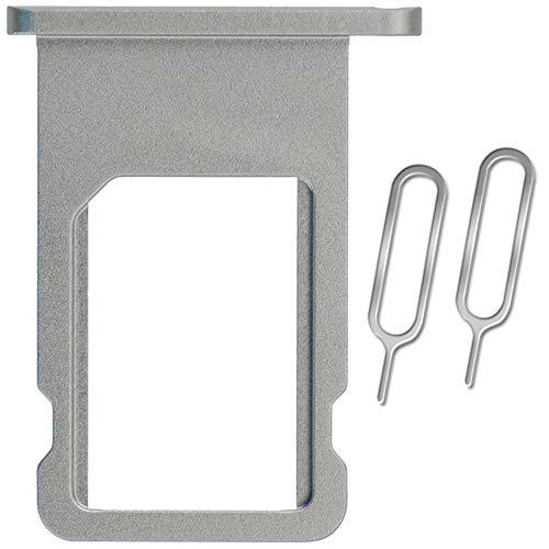 Nano Sim Tarjeta Bandeja Poseedor Slot Grey Reemplazo Parte Compatible con iPhone 6 + 2 Eject Pins