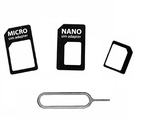 C63 [4-in-1] kit de tarjeta SIM. Adaptador de Nano SIM/conversor