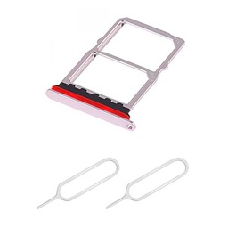 THE TECH DOCTOR Bandeja de repuesto para tarjeta SIM dual/Nano adaptador para Huawei P30 6.1 pulgadas 2019 con 2x Sim Pin Open Eyector Tool (cristal)