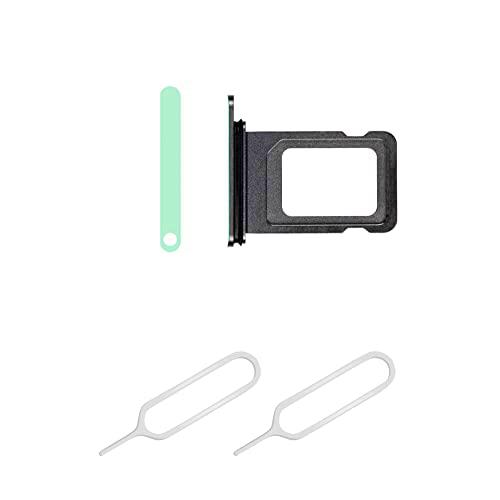 THE TECH DOCTOR Ranura para tarjeta de bandeja Sim de repuesto para iPhone 11 Pro/Max con 2 herramientas de eyector abierto de pin Sim (iPhone 11 Pro/Max, verde)