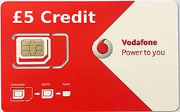 Tarjeta SIM de triple corte Vodafone Pay As You Go (tamaño estándar