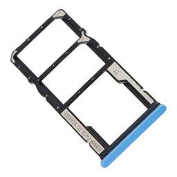 Genérico para Xiaomi Redmi Note 12 4G Cajón Lector Soporte Tarjeta Bandeja SIM SD Azul