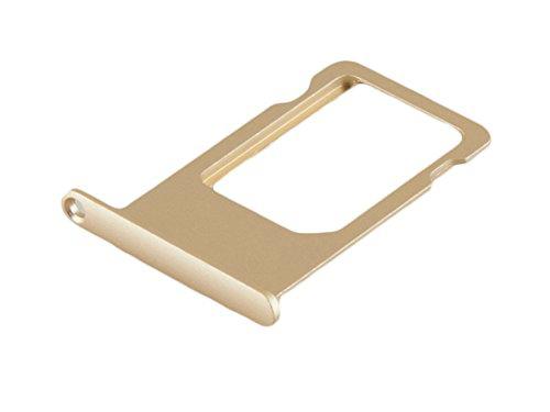 ICONIGON Reemplazo para iPhone 6s SIM Card Tarjetas Soporte (Oro)