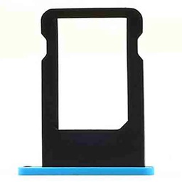 Soporte para tarjeta SIM + pasador de expulsión para iPhone 5C, azul