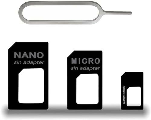 New Age Merchandise Adaptador de tarjeta Nano SIM 3 en 1