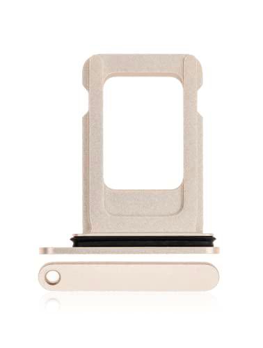 THE TECH DOCTOR Ranura de tarjeta SIM de repuesto para iPhone 12 Mini con 2 herramientas de expulsión abierta de pin SIM (blanco)