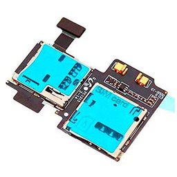 Flex Lector Tarjeta Sim Micro SD Reparacion para Samsung Galaxy S4 i9500 Cable